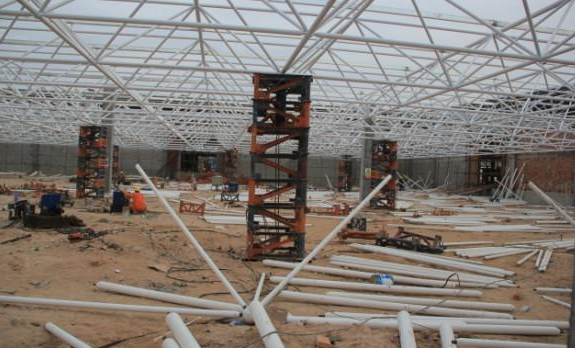 龙口盘点钢结构网架装配的步履和相关关注变乱